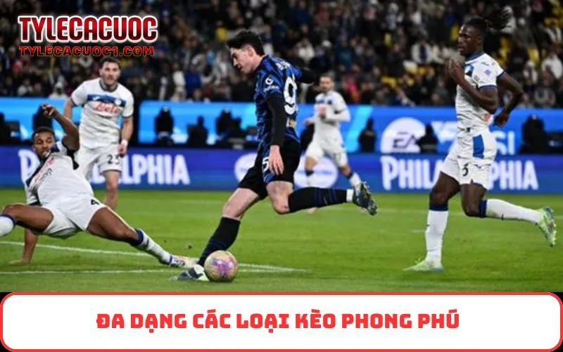 Đa dạng các loại kèo phong phú