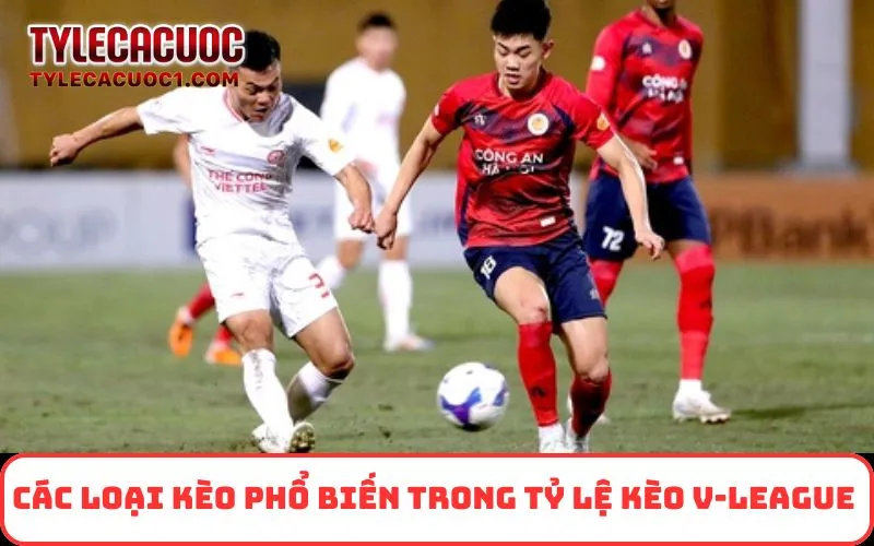 Các loại kèo phổ biến trong tỷ lệ kèo V-League